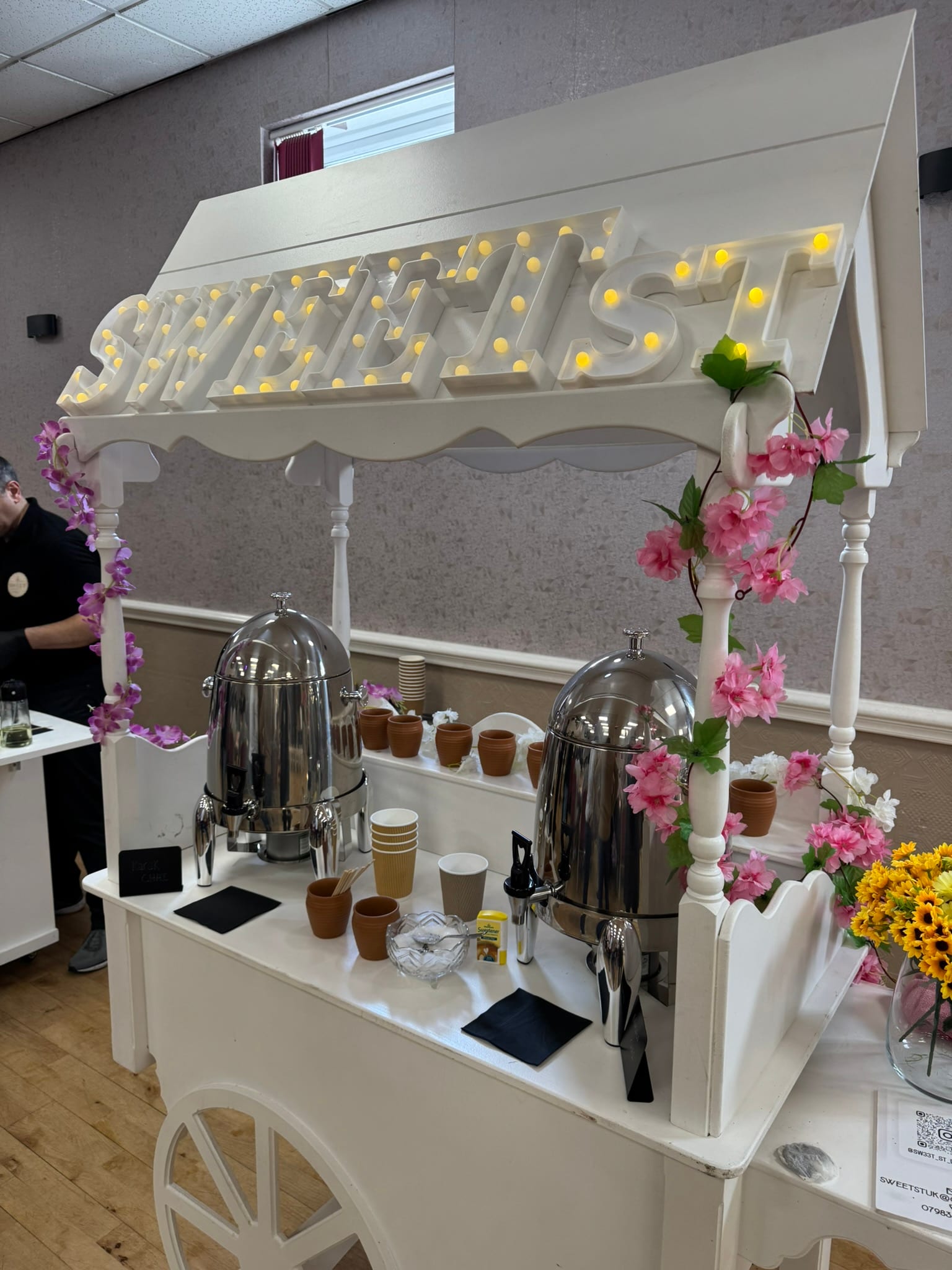 The Sweet St. chai cart at an event